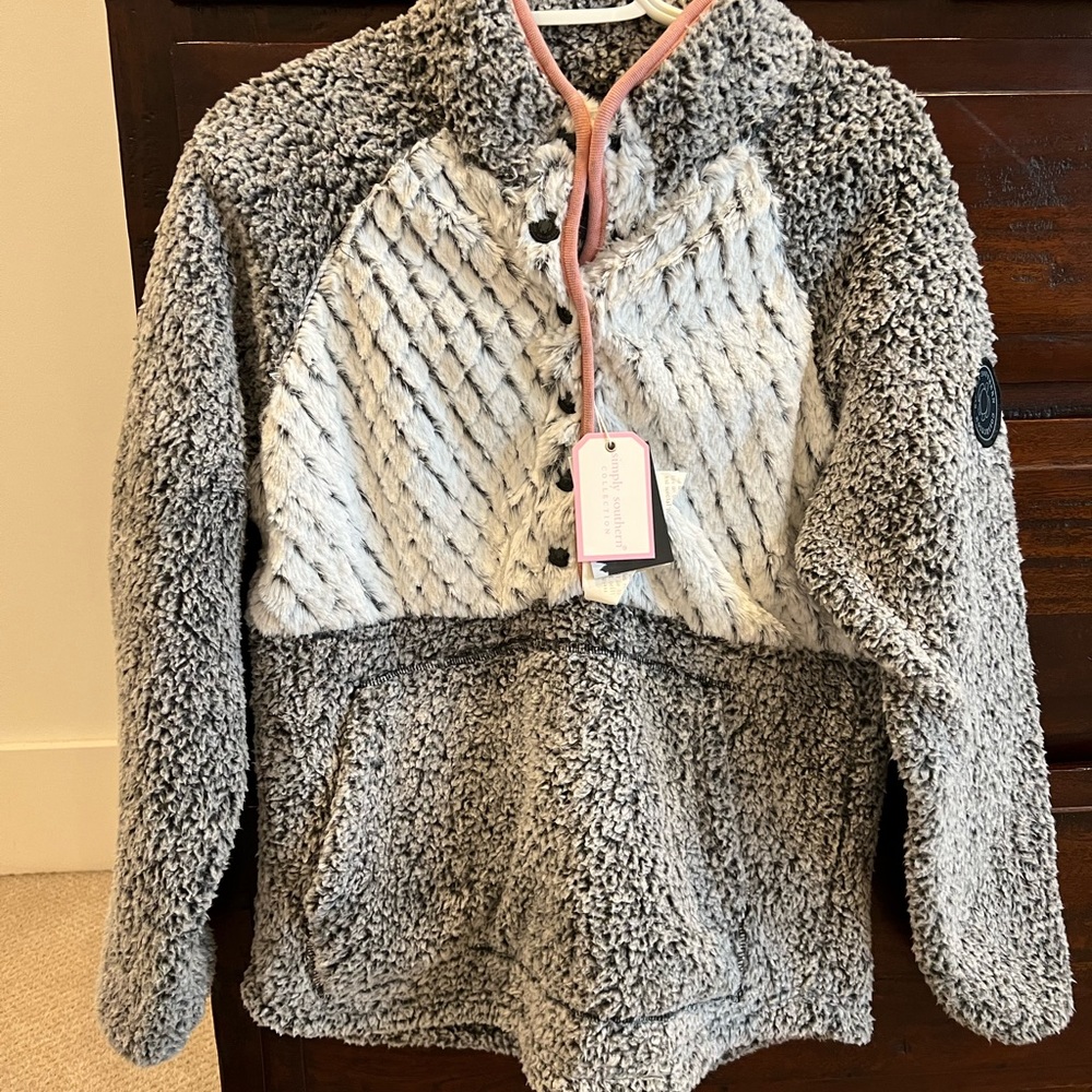 Simple Southern Furry Pullover
